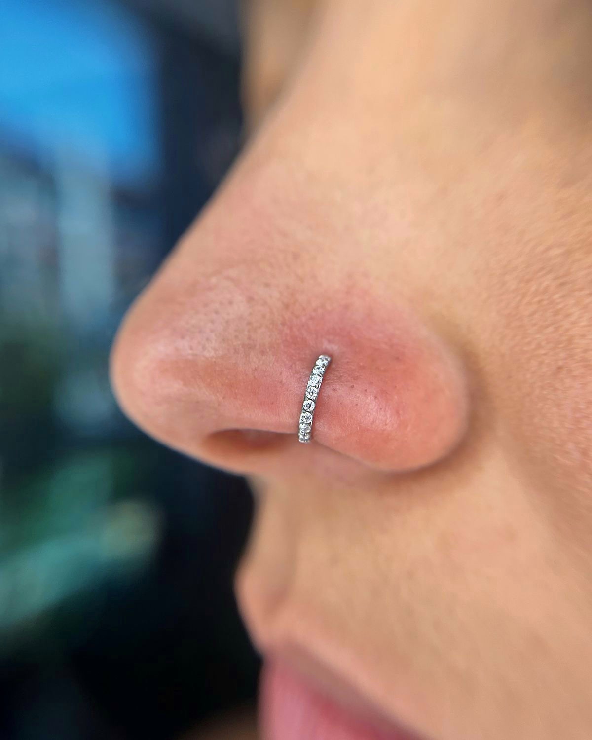 Perforación de aleta nasal
